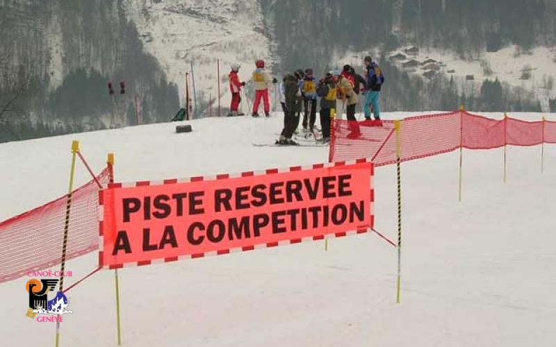 Canoë Club de Genève : kayak et eaux-vives sont notre plaisir ! Concours de ski 2006 custom text